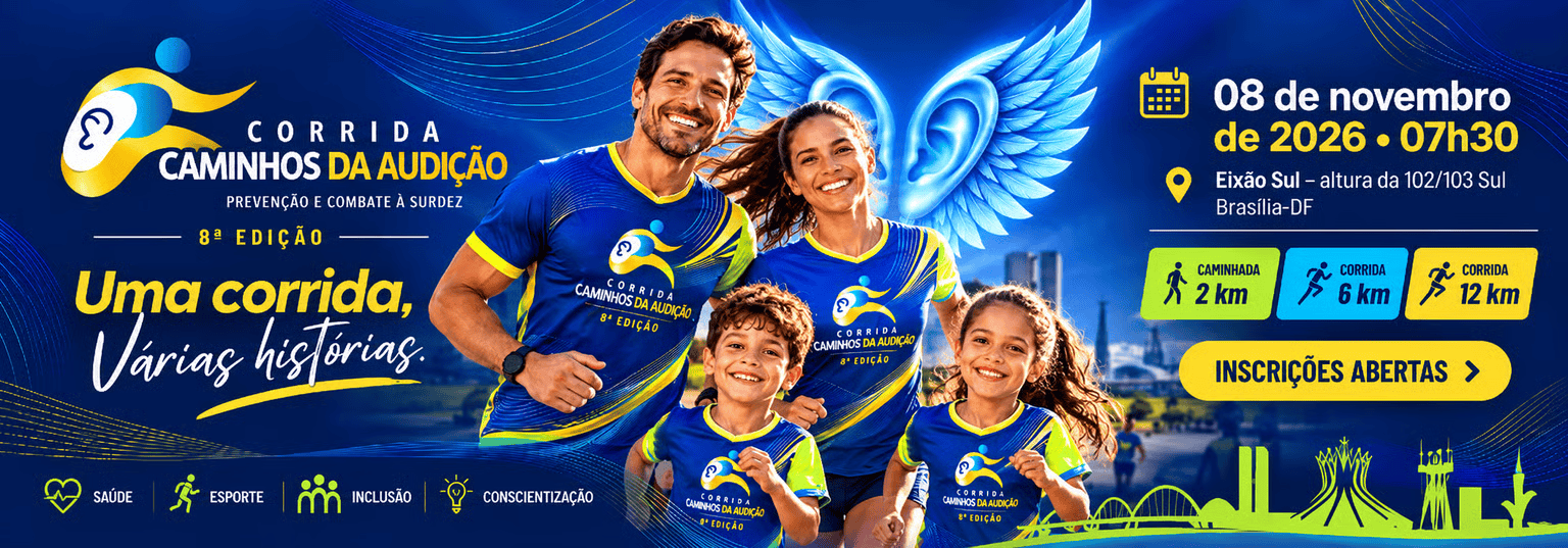 CORRIDA CAMINHOS DA AUDIÇÃO - 8ª EDIÇÃO